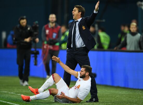 Football. Friendly match between Russia and Spain