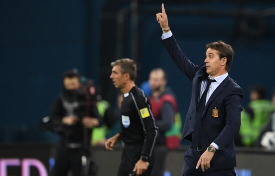 Football. Friendly match between Russia and Spain