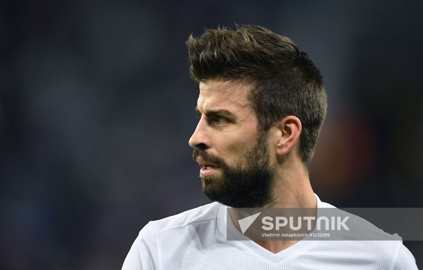 Football. Friendly match between Russia and Spain