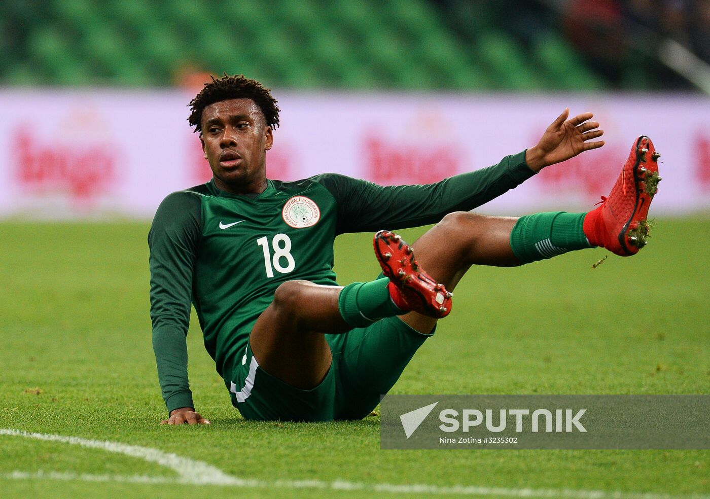 Football. Friendly match between Argentina and Nigeria