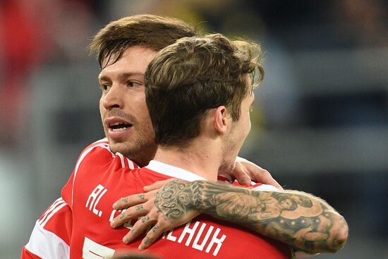 Football. Friendly match between Russia and Spain