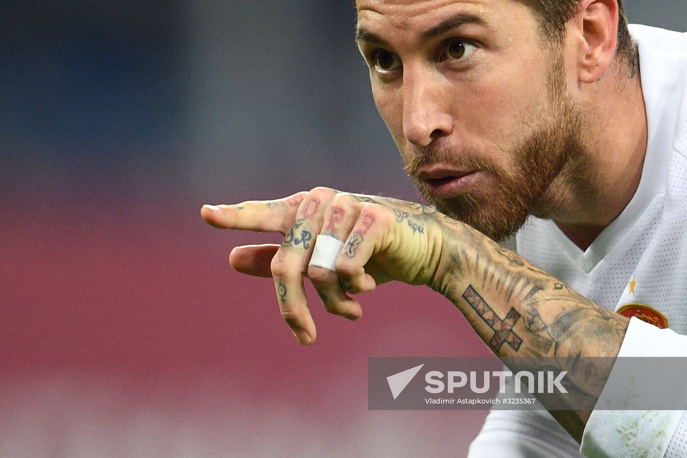 Football. Friendly match between Russia and Spain