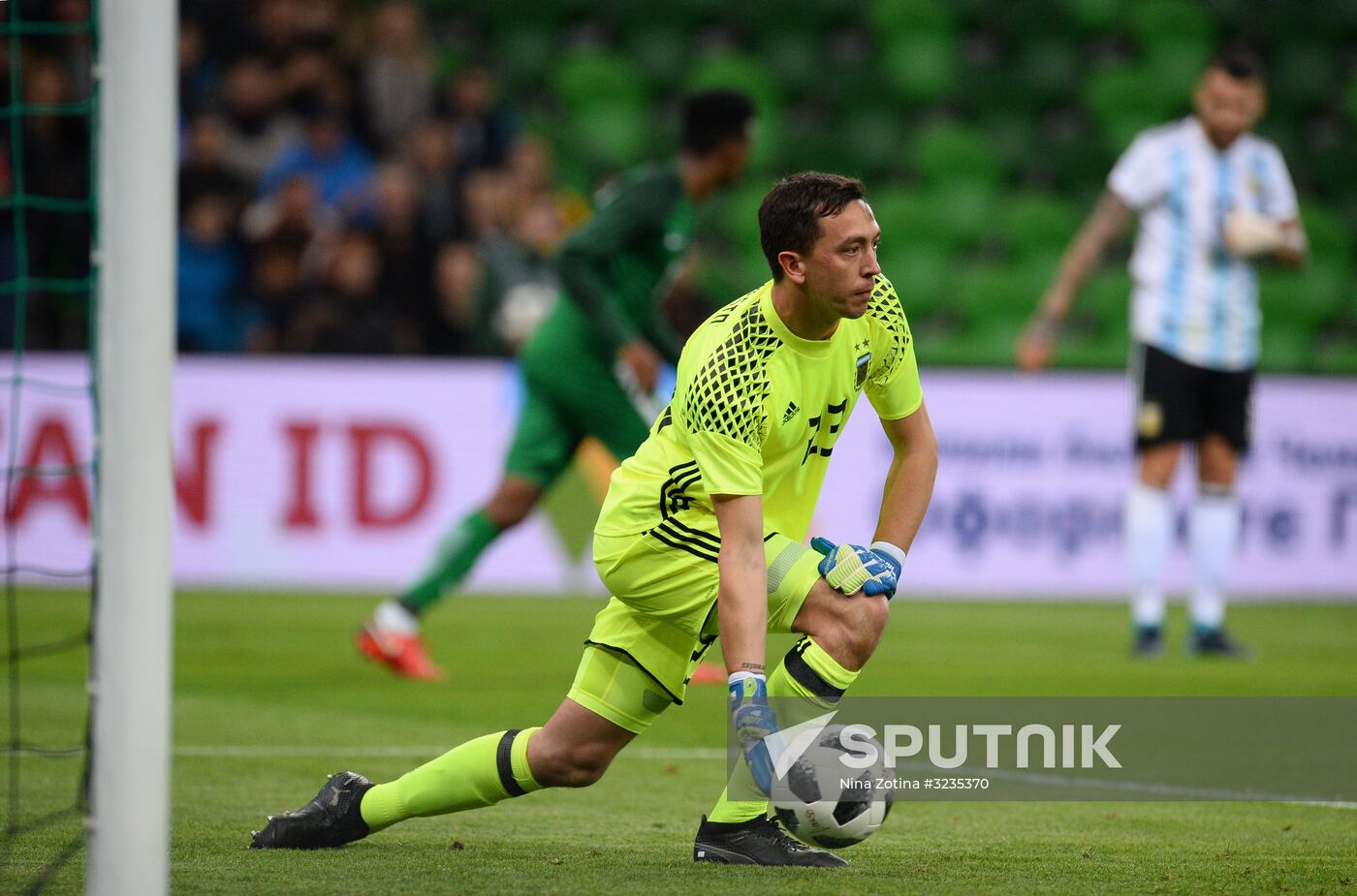 Football. Friendly match between Argentina and Nigeria