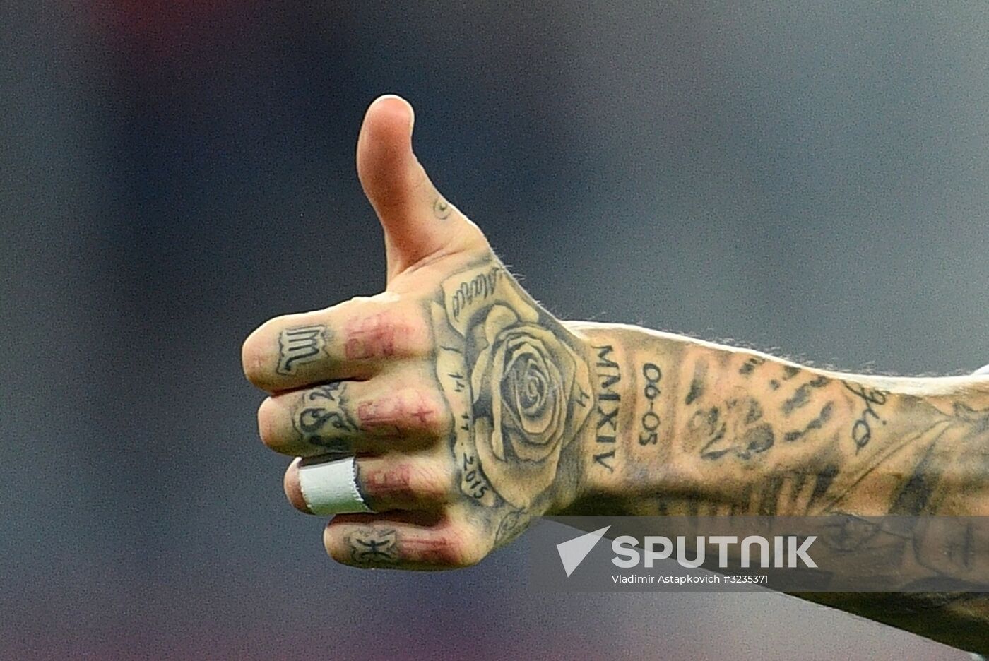 Football. Friendly match between Russia and Spain