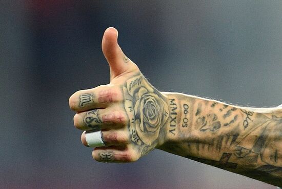 Football. Friendly match between Russia and Spain