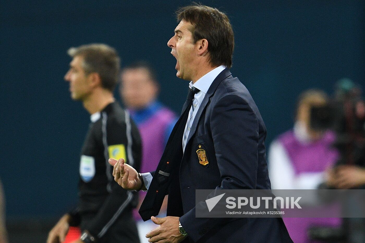 Football. Friendly match between Russia and Spain