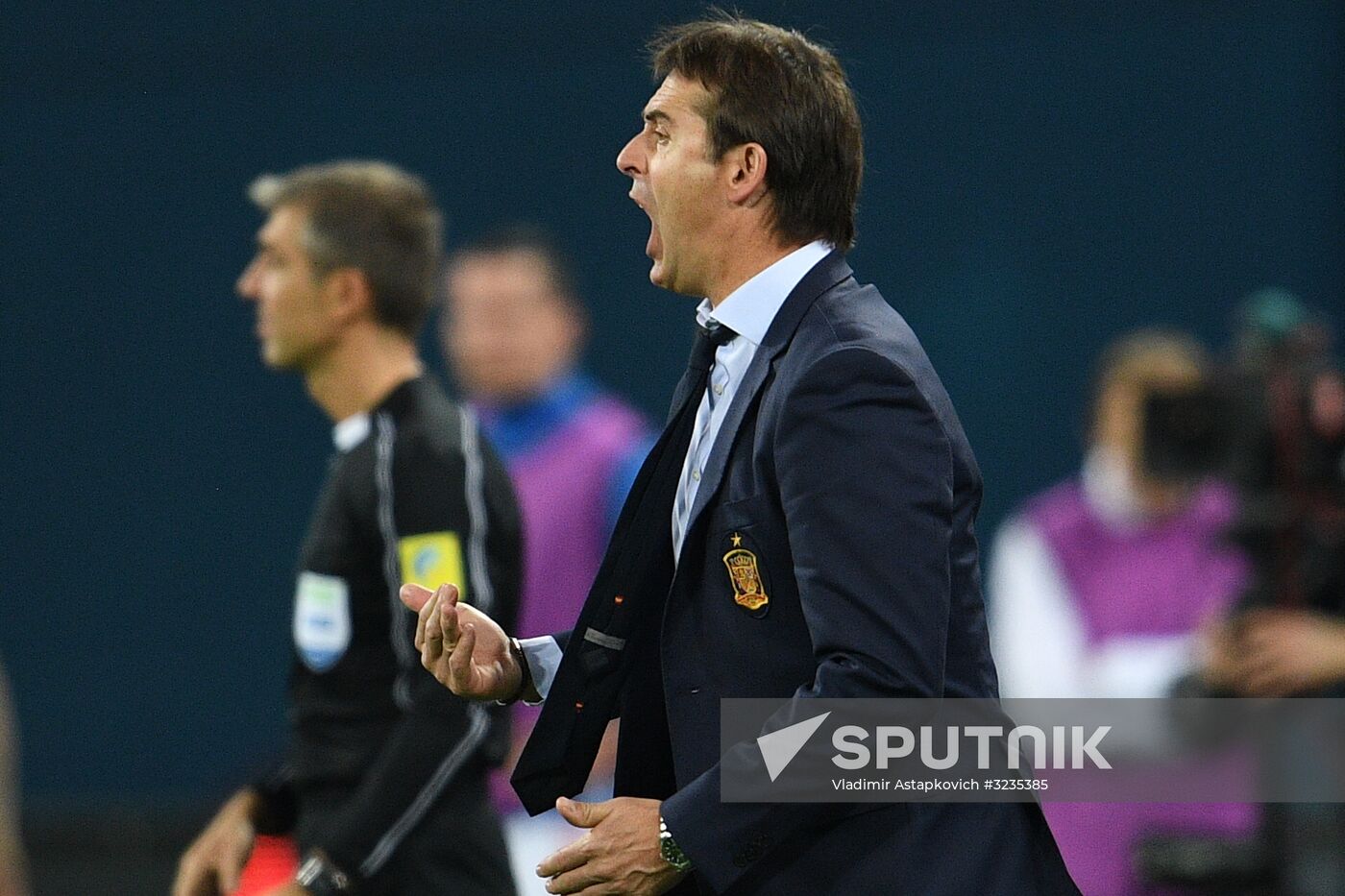 Football. Friendly match between Russia and Spain