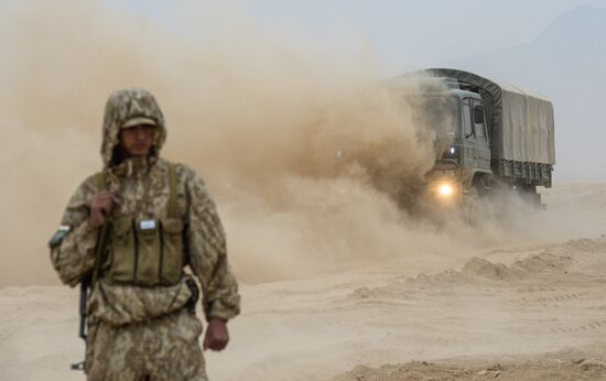 CSTO drill in Tajikistan