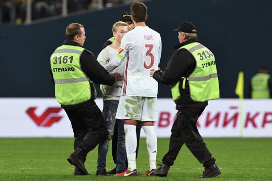 Football. Friendly match between Russia and Spain