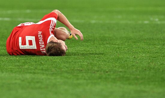 Football. Friendly match between Russia and Spain