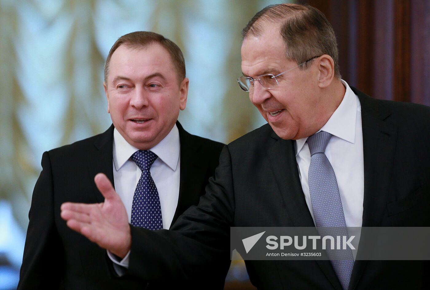 Meeting between Russian and Belarusian foreign ministers