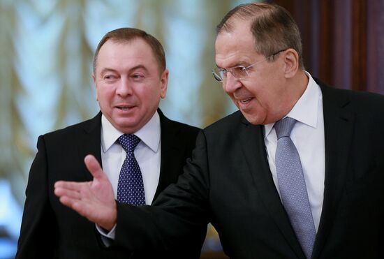 Meeting between Russian and Belarusian foreign ministers