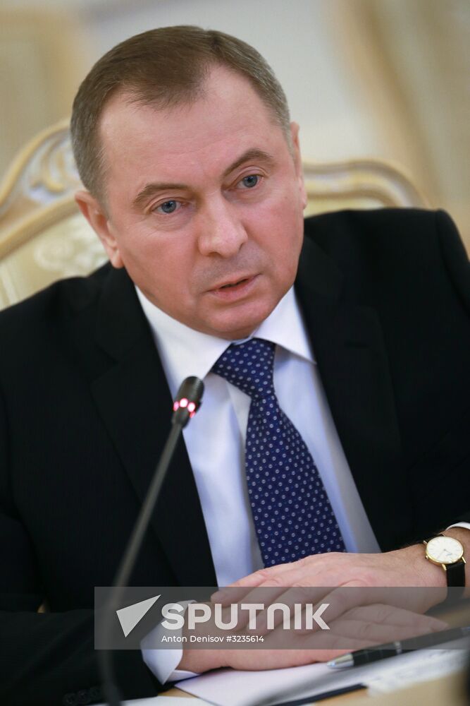 Meeting between Russian and Belarusian foreign ministers