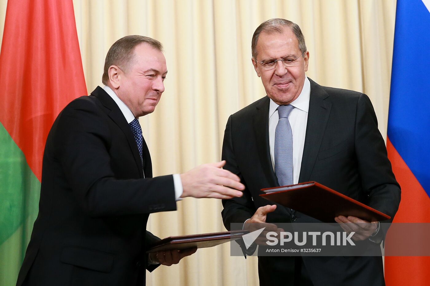 Meeting between Russian and Belarusian foreign ministers
