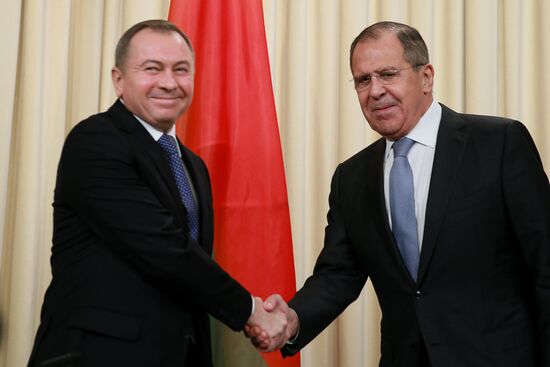 Meeting between Russian and Belarusian foreign ministers