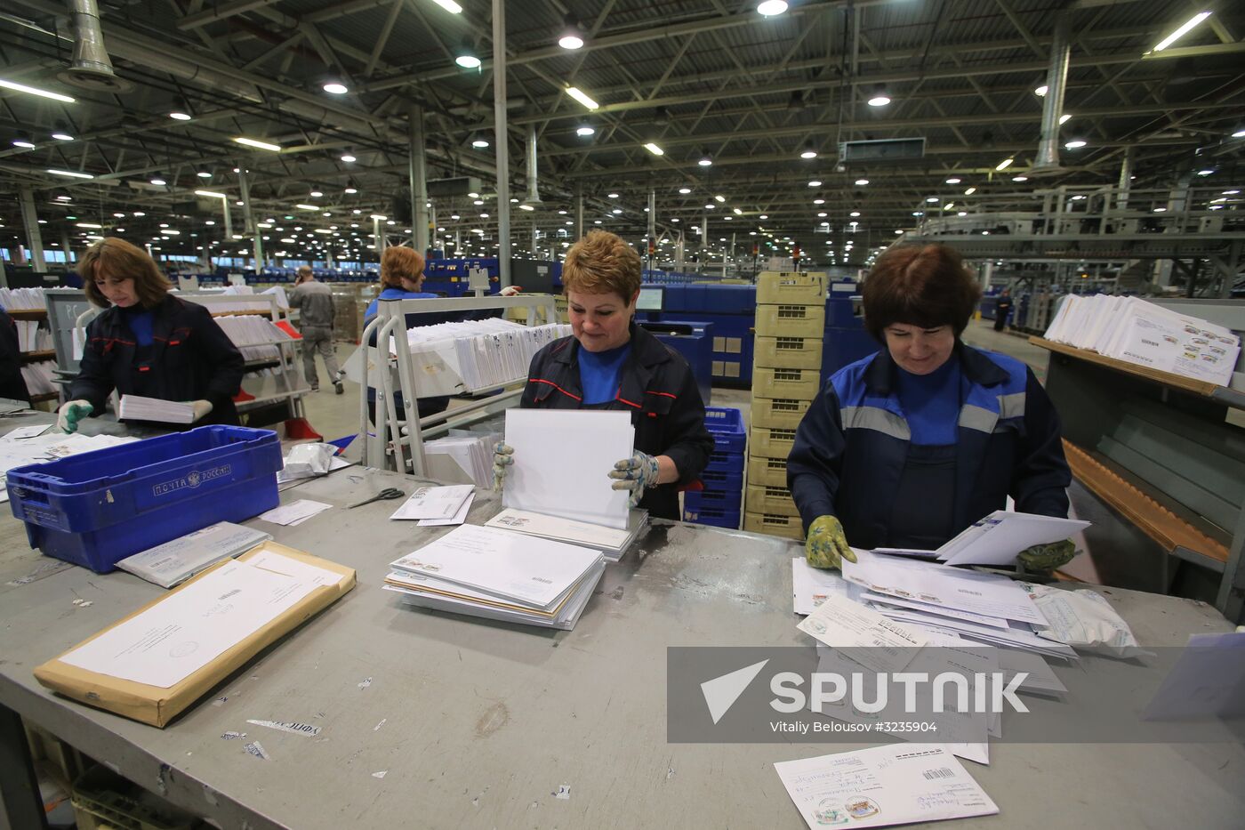 Automated sorting center of Russian Post