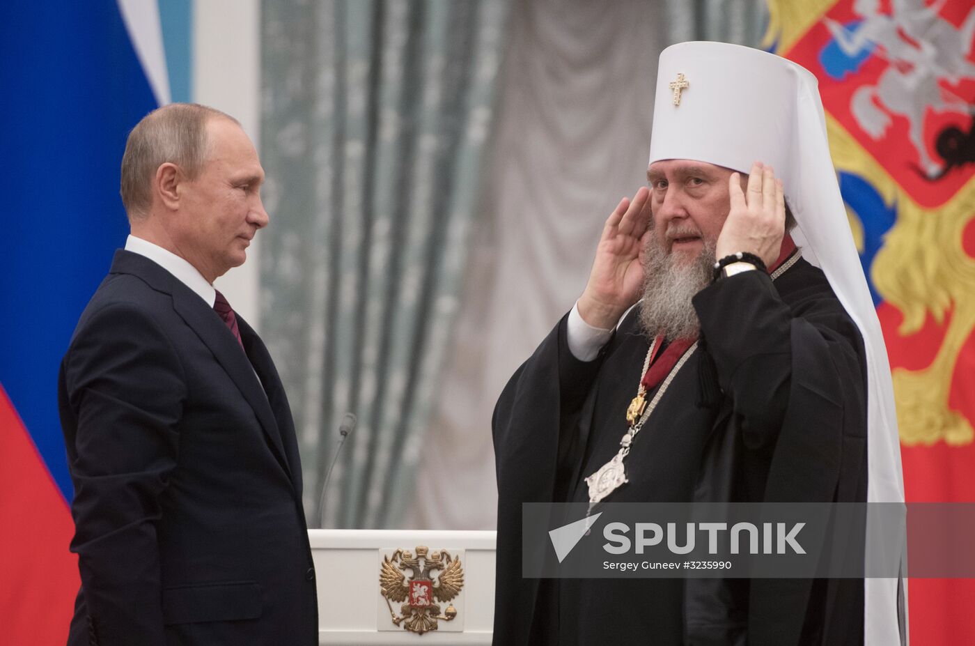 President Vladimir Putin presents state awards in Kremlin