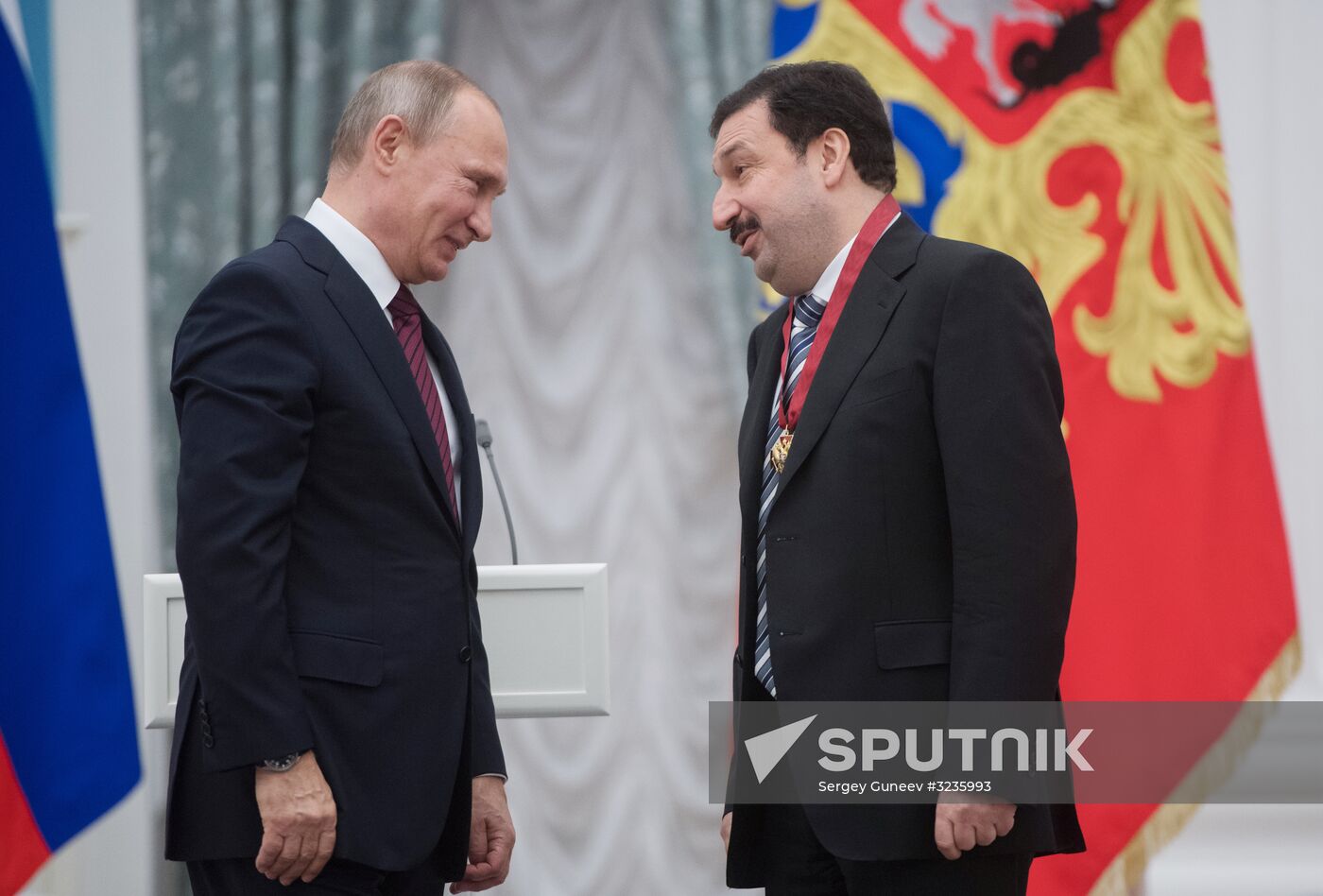 President Vladimir Putin presents state awards in Kremlin