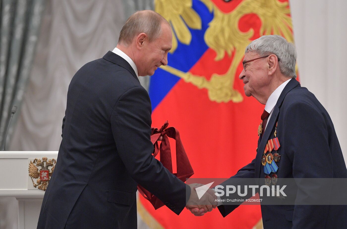 President Vladimir Putin presents state awards in Kremlin