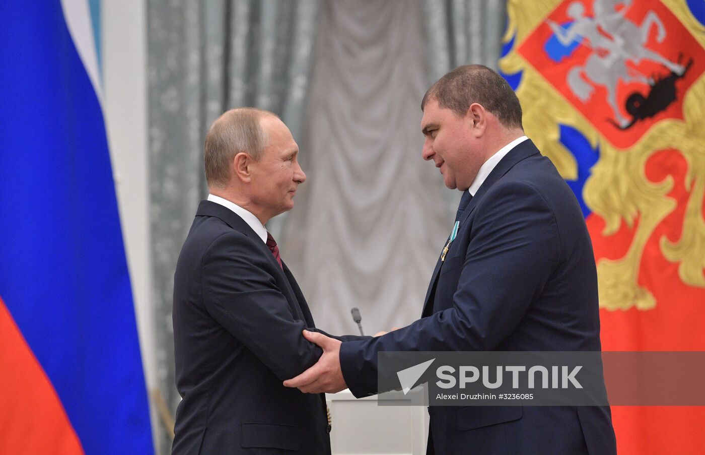 President Vladimir Putin presents state awards in Kremlin