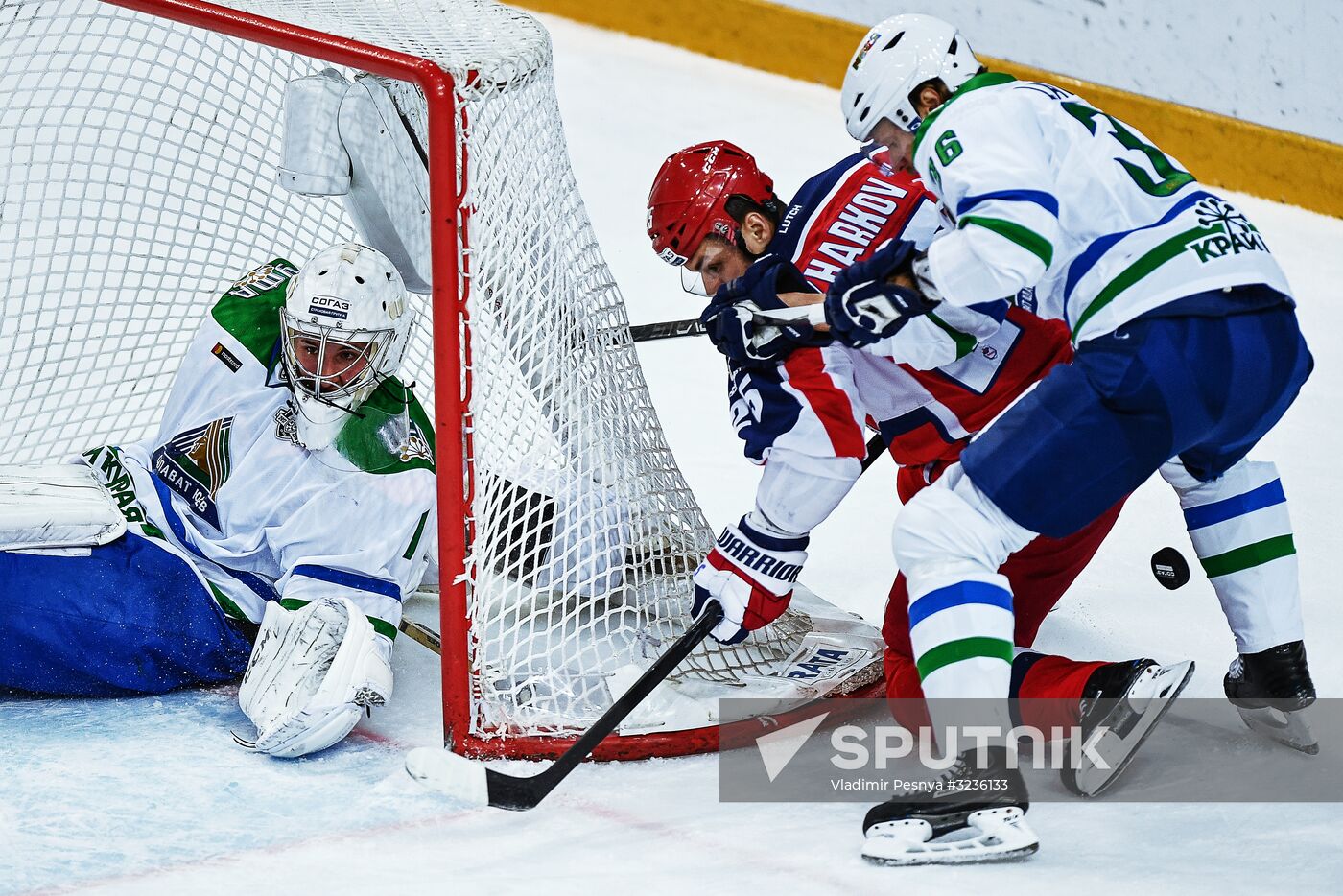 Kontinental Hockey League. CSKA vs. Salavat Yulayev