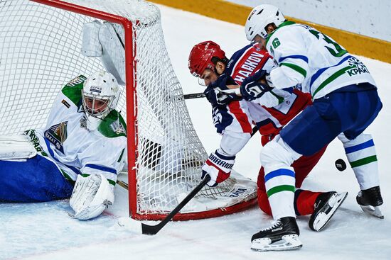 Kontinental Hockey League. CSKA vs. Salavat Yulayev