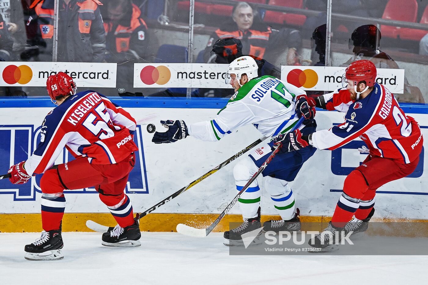 Kontinental Hockey League. CSKA vs. Salavat Yulayev