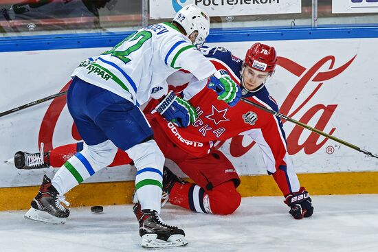 Kontinental Hockey League. CSKA vs. Salavat Yulayev