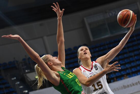 Basketball. FIBA Women's EuroBasket 2019 Qualifiers. Russia vs. Lithuania