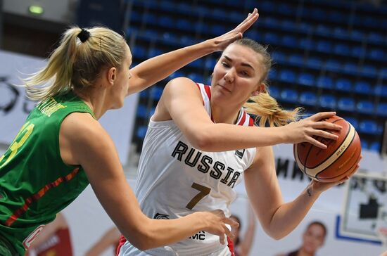 Basketball. FIBA Women's EuroBasket 2019 Qualifiers. Russia vs. Lithuania