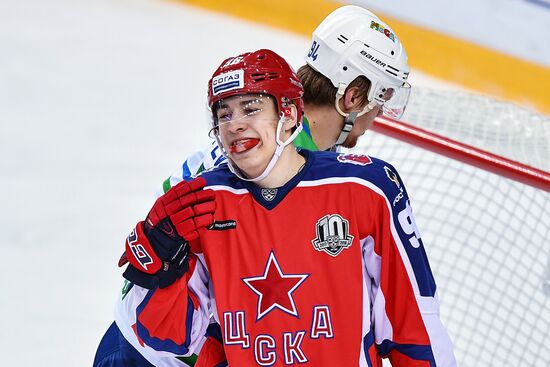 Kontinental Hockey League. CSKA vs. Salavat Yulayev