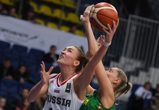 Basketball. FIBA Women's EuroBasket 2019 Qualifiers. Russia vs. Lithuania