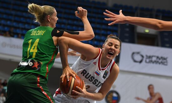 Basketball. FIBA Women's EuroBasket 2019 Qualifiers. Russia vs. Lithuania