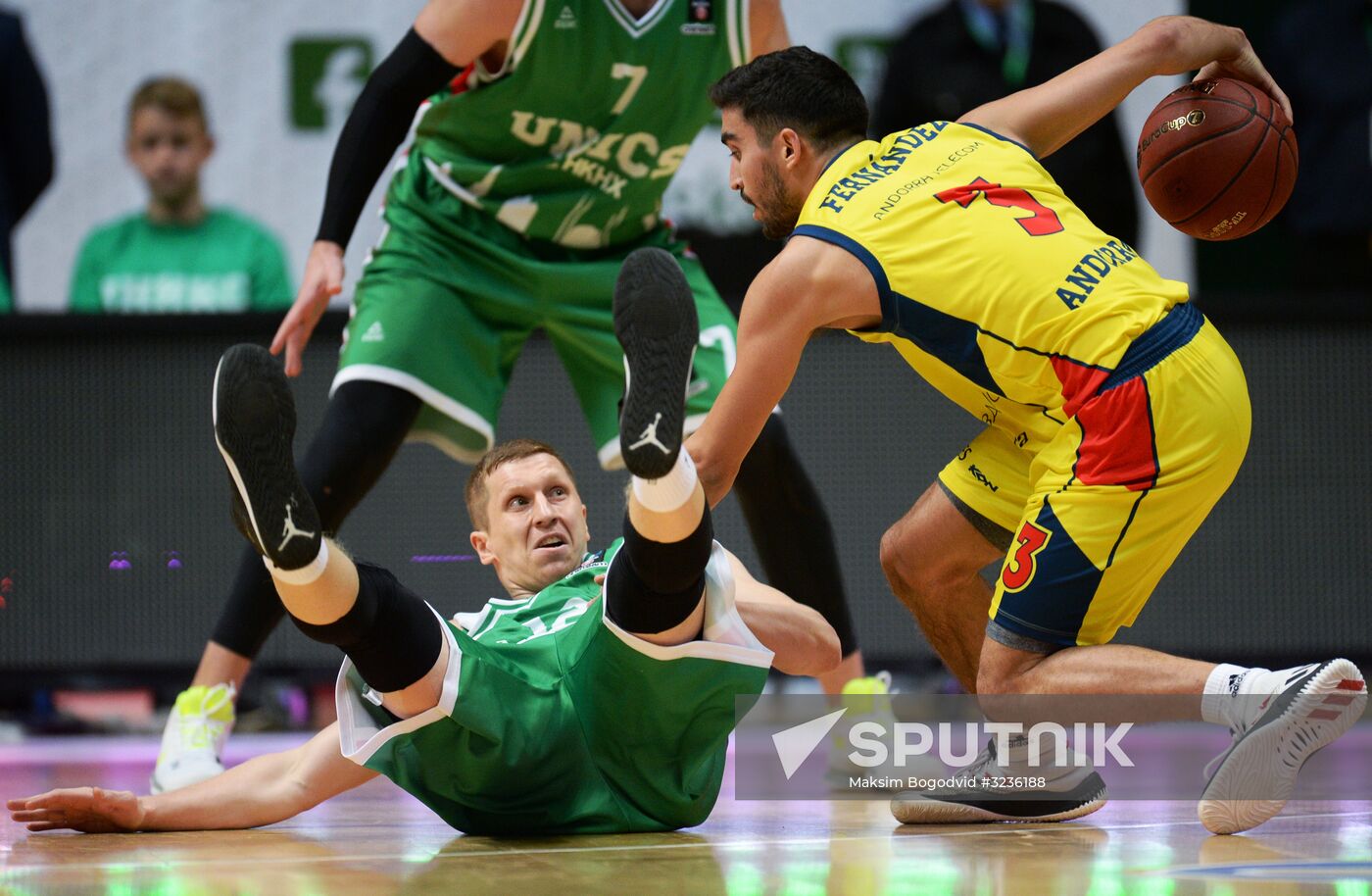 Eurocup Basketball. UNICS vs. Andorra