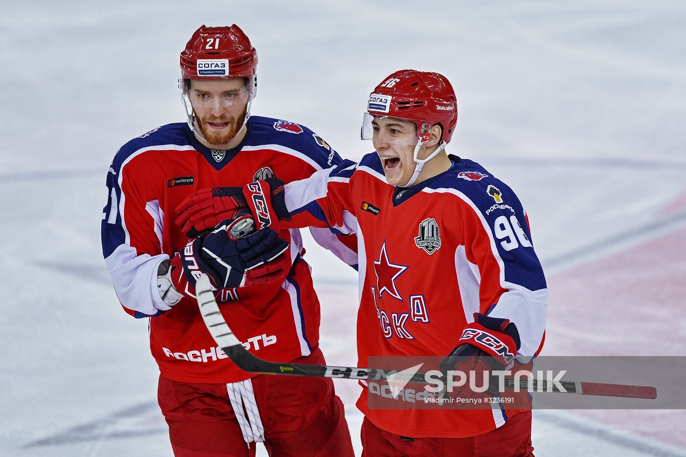 Kontinental Hockey League. CSKA vs. Salavat Yulayev