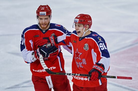 Kontinental Hockey League. CSKA vs. Salavat Yulayev