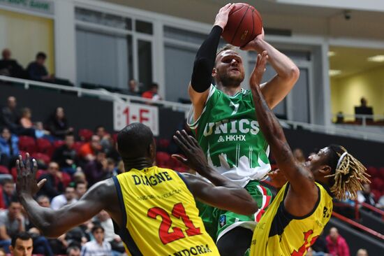 Eurocup Basketball. UNICS vs. Andorra