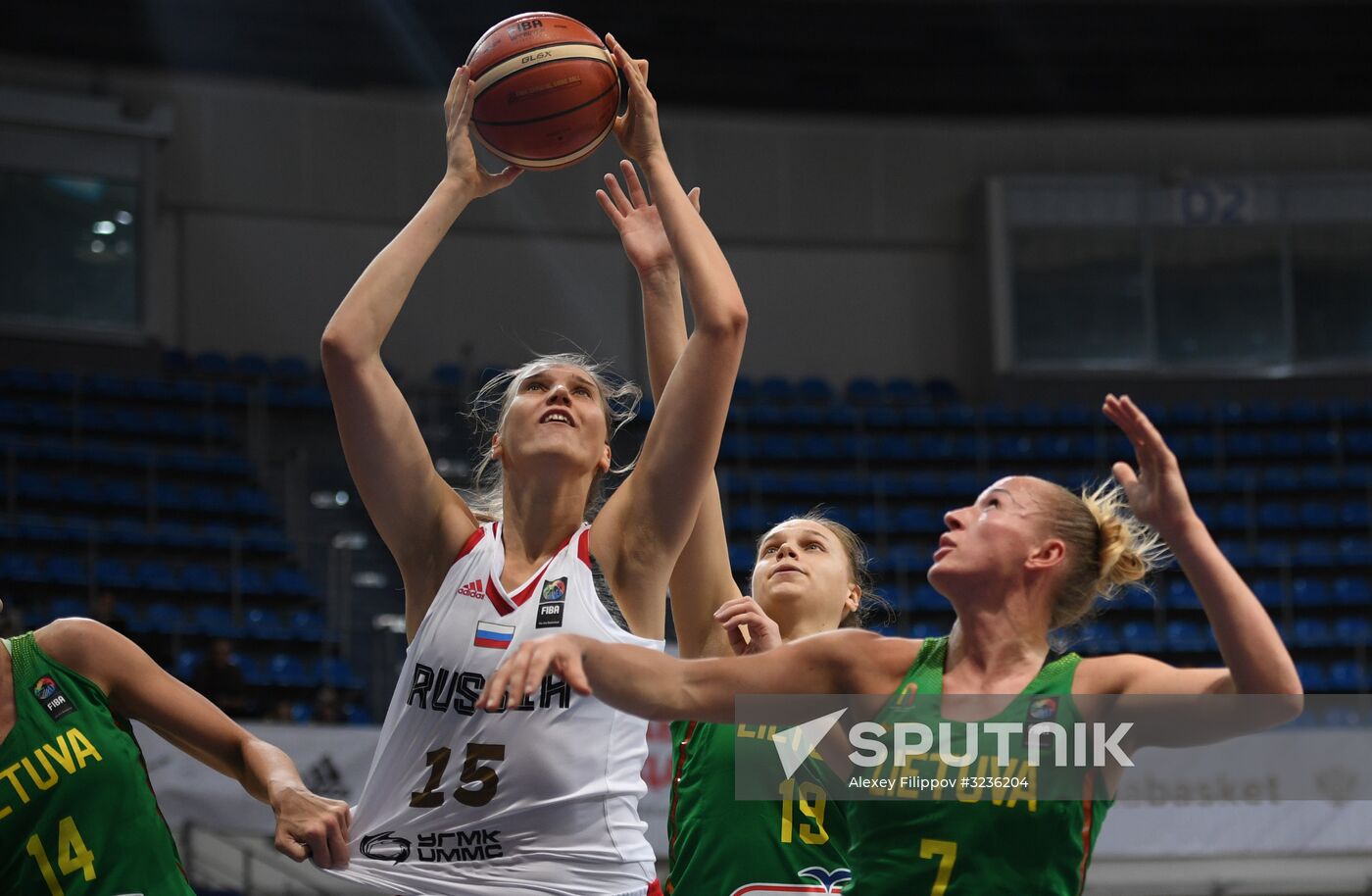 Basketball. FIBA Women's EuroBasket 2019 Qualifiers. Russia vs. Lithuania