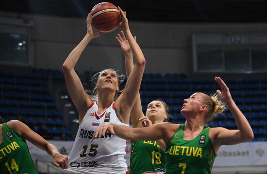 Basketball. FIBA Women's EuroBasket 2019 Qualifiers. Russia vs. Lithuania