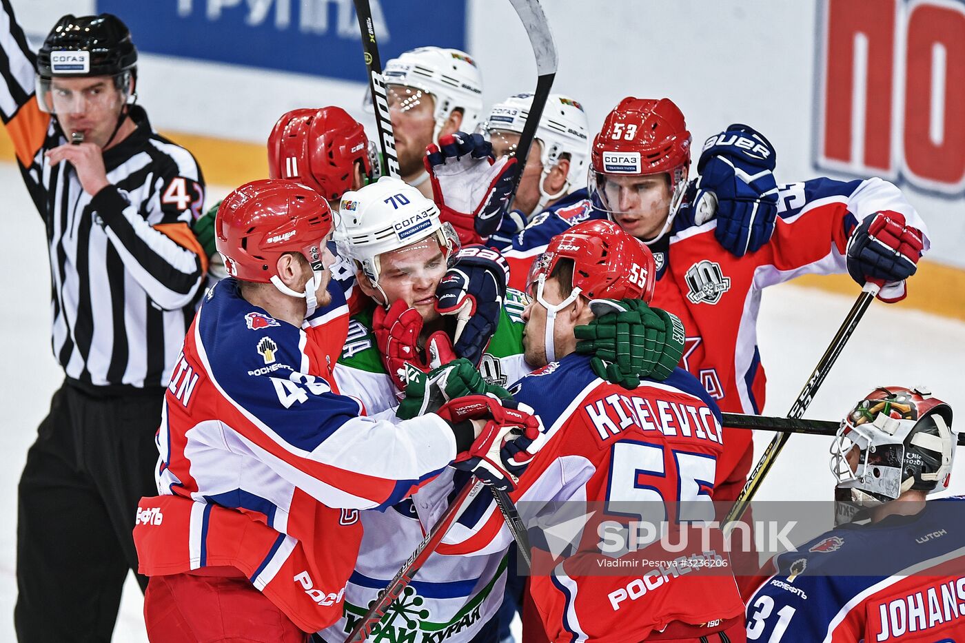 Kontinental Hockey League. CSKA vs. Salavat Yulayev