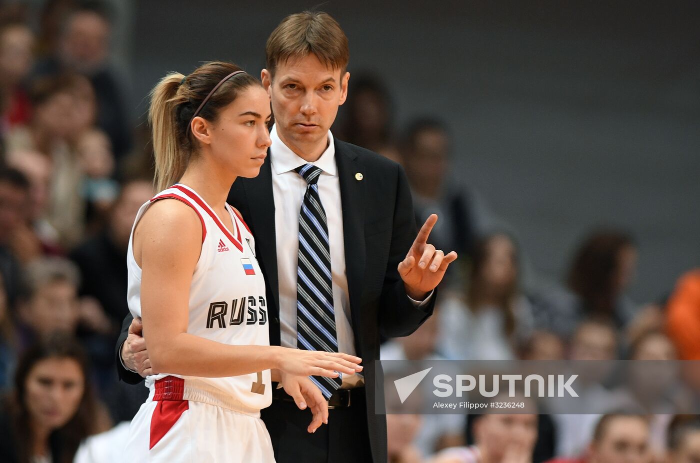 Basketball. FIBA Women's EuroBasket 2019 Qualifiers. Russia vs. Lithuania