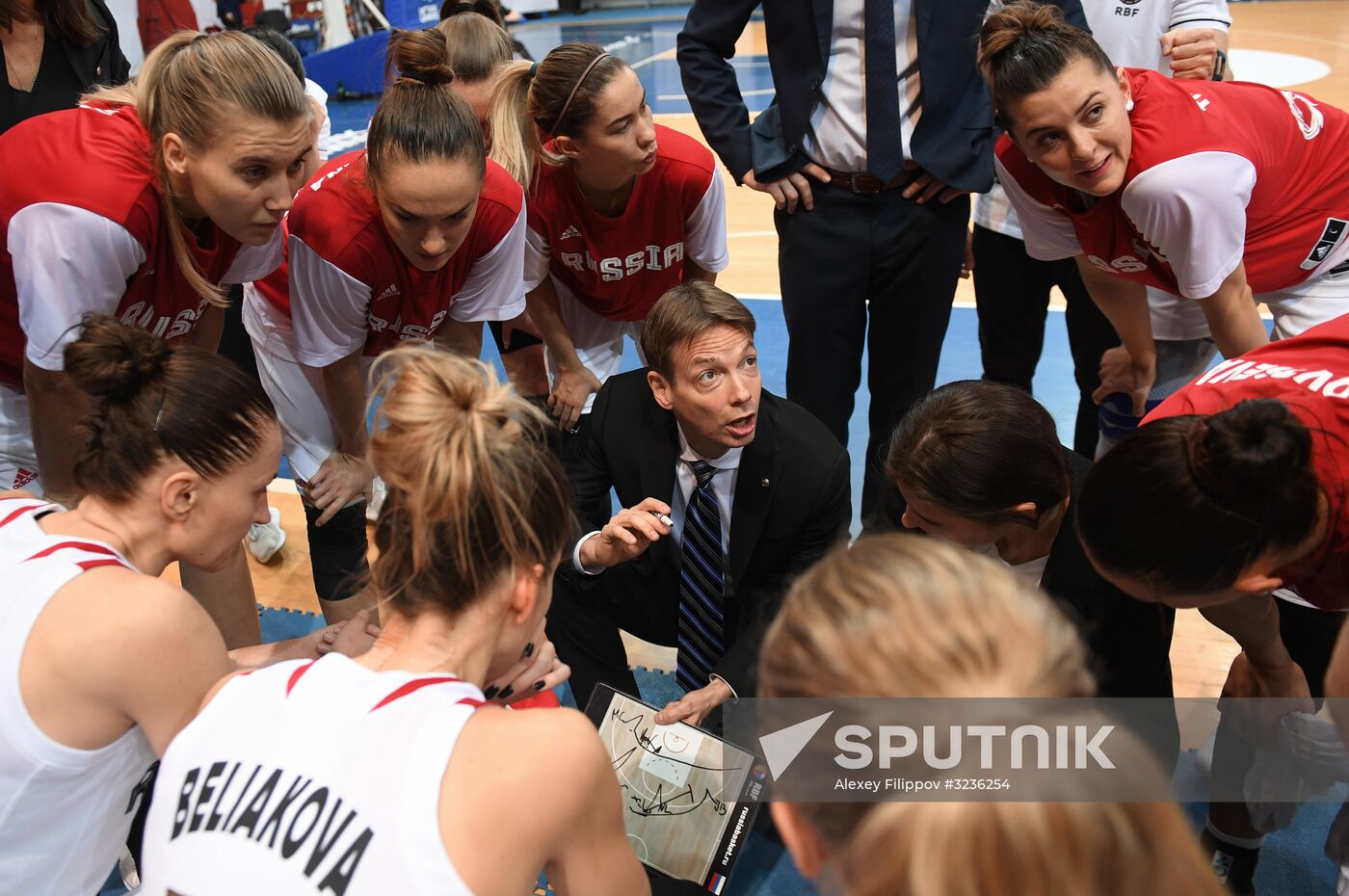 Basketball. FIBA Women's EuroBasket 2019 Qualifiers. Russia vs. Lithuania