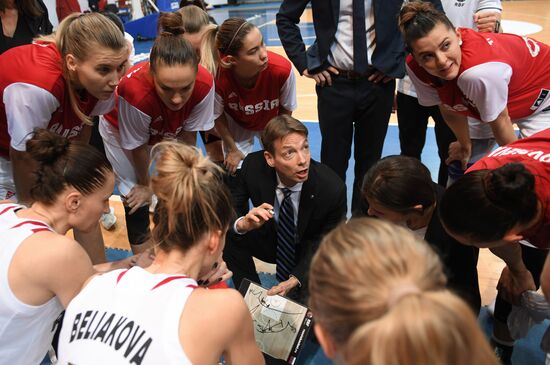 Basketball. FIBA Women's EuroBasket 2019 Qualifiers. Russia vs. Lithuania