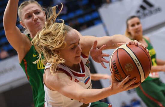 Basketball. FIBA Women's EuroBasket 2019 Qualifiers. Russia vs. Lithuania