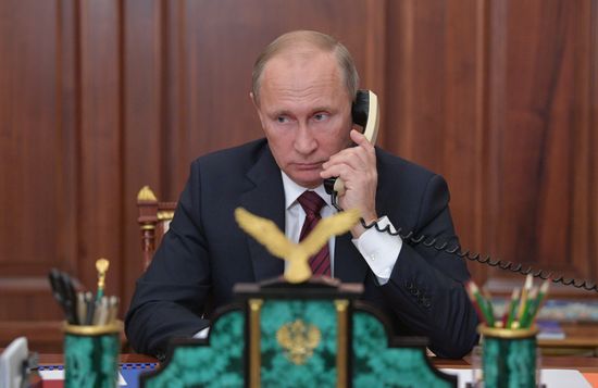 Vladimir Putin holds telephone conversation with heads of DPR and LPR Alexander Zakharchenko and Igor Plotnitsky