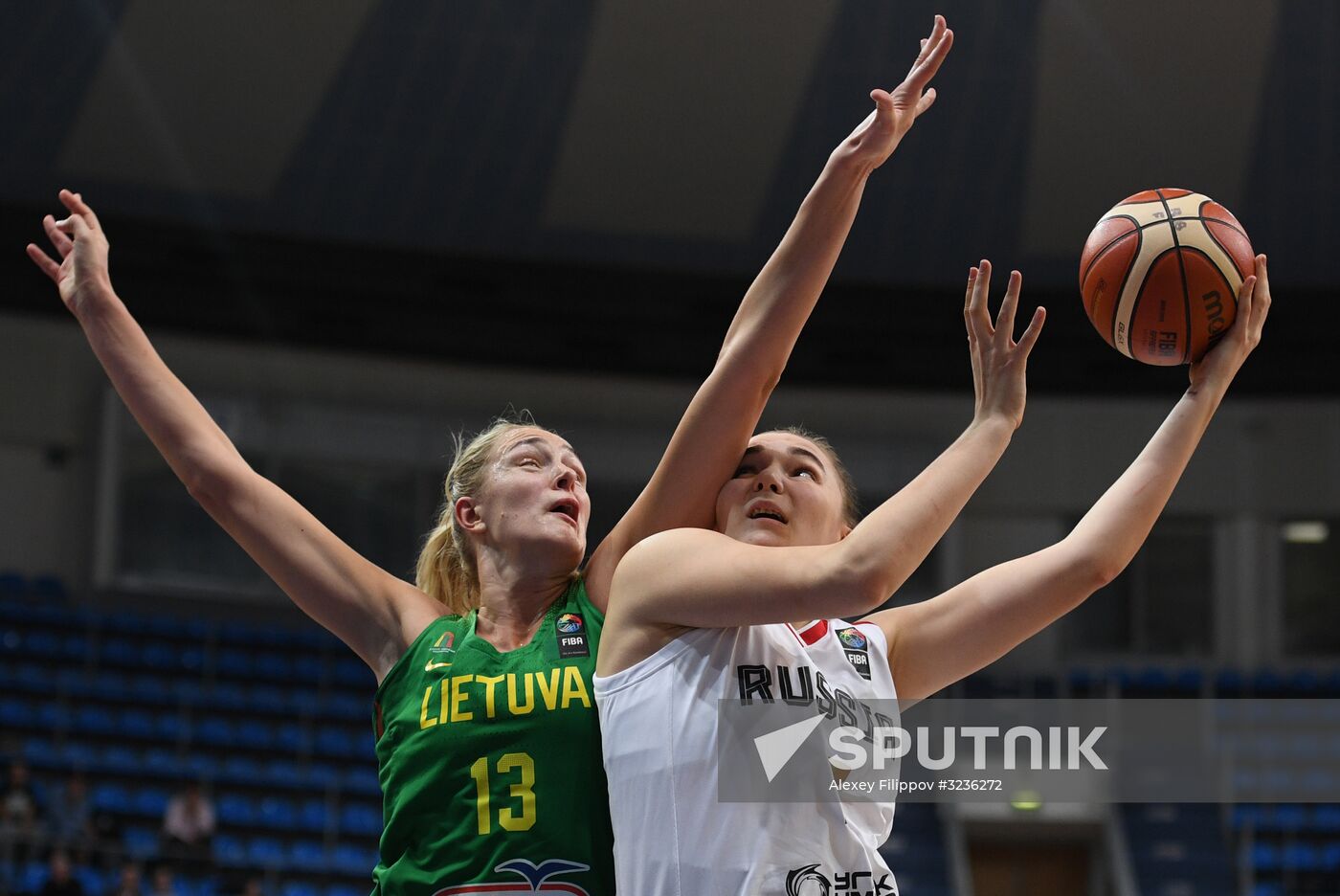 Basketball. FIBA Women's EuroBasket 2019 Qualifiers. Russia vs. Lithuania