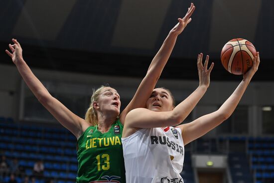 Basketball. FIBA Women's EuroBasket 2019 Qualifiers. Russia vs. Lithuania