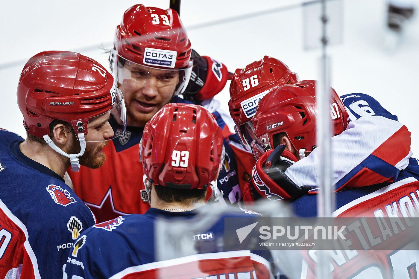 Kontinental Hockey League. CSKA vs. Salavat Yulayev
