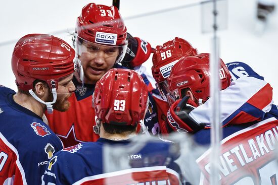 Kontinental Hockey League. CSKA vs. Salavat Yulayev
