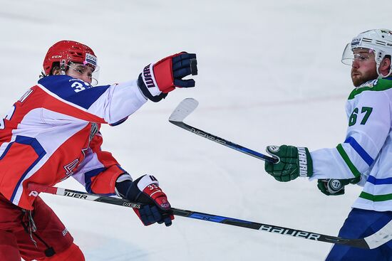 Kontinental Hockey League. CSKA vs. Salavat Yulayev